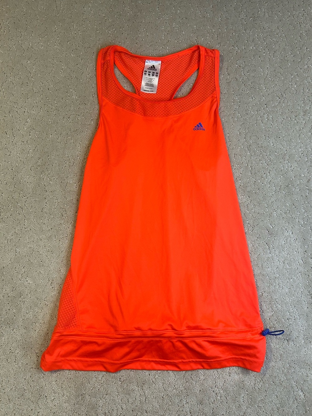 Adidas Tank Top Women's Small‎ Climalite 8-10 Polyester Blend Adults S